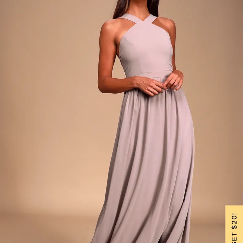 Navy blue maxi dress